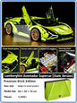 Lamborghini Aventador Supercar Building Kit – Technic-Style Model