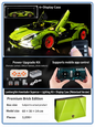 Lamborghini Aventador Supercar Building Kit – Technic-Style Model