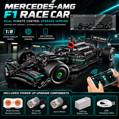 Mercedes-Benz F1 Racing Car Building Blocks Set – Mechanical Model Kit