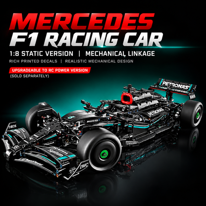 Mercedes-Benz F1 Racing Car Building Blocks Set – Mechanical Model Kit