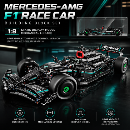 Mercedes-Benz F1 Racing Car Building Blocks Set – Mechanical Model Kit