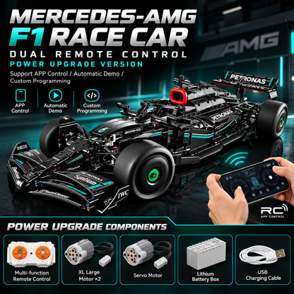 Mercedes-Benz F1 Racing Car Building Blocks Set – Mechanical Model Kit