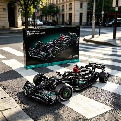 Mercedes-Benz F1 Racing Car Building Blocks Set – Mechanical Model Kit
